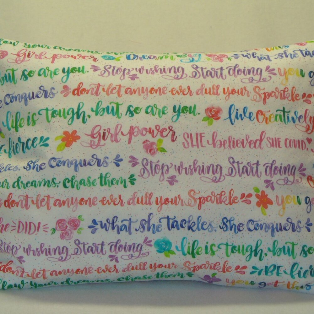 Girl Power Travel Pillow